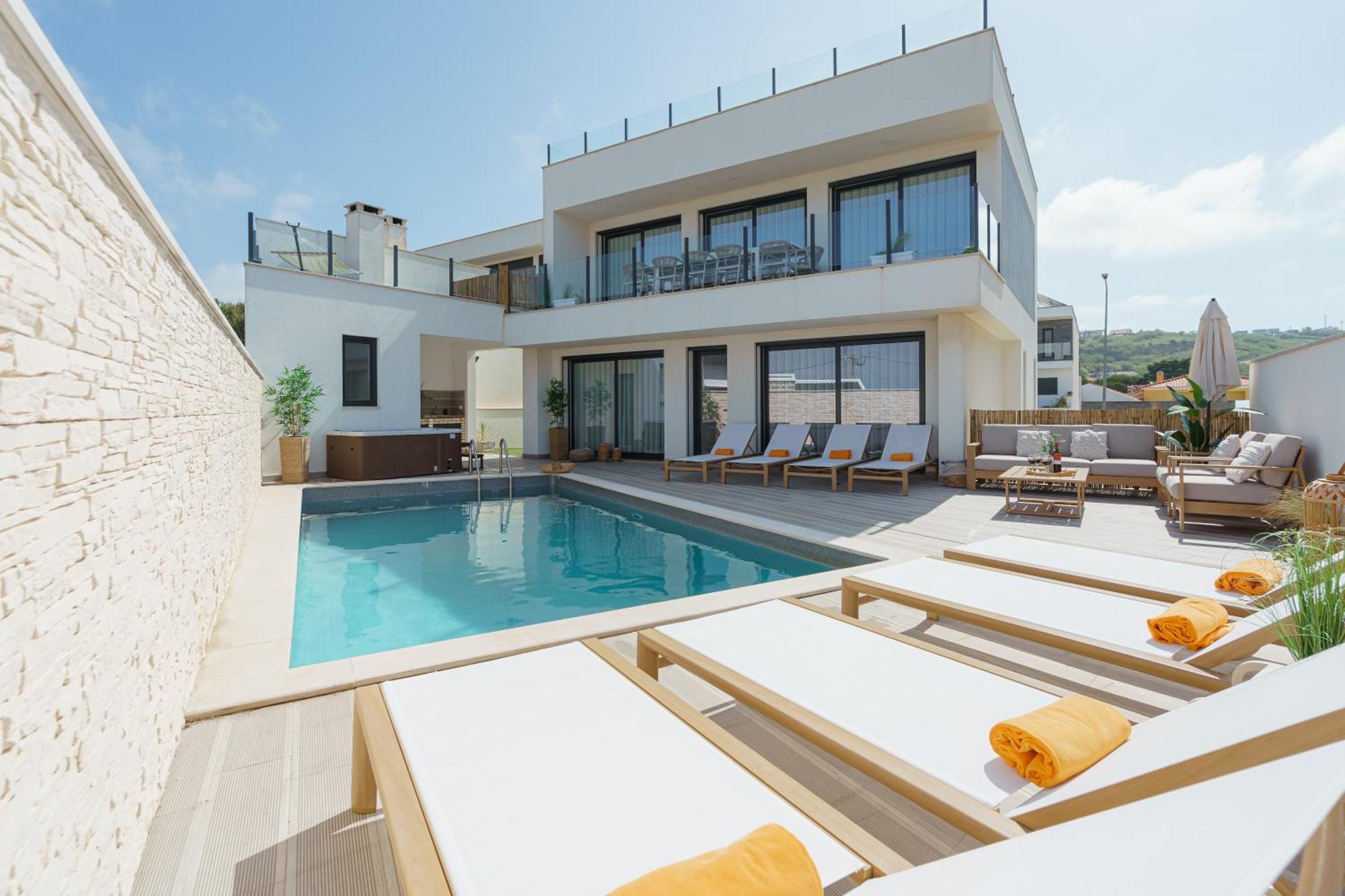 Beach Villa With Ocean View Lourinhã Kültér fotó